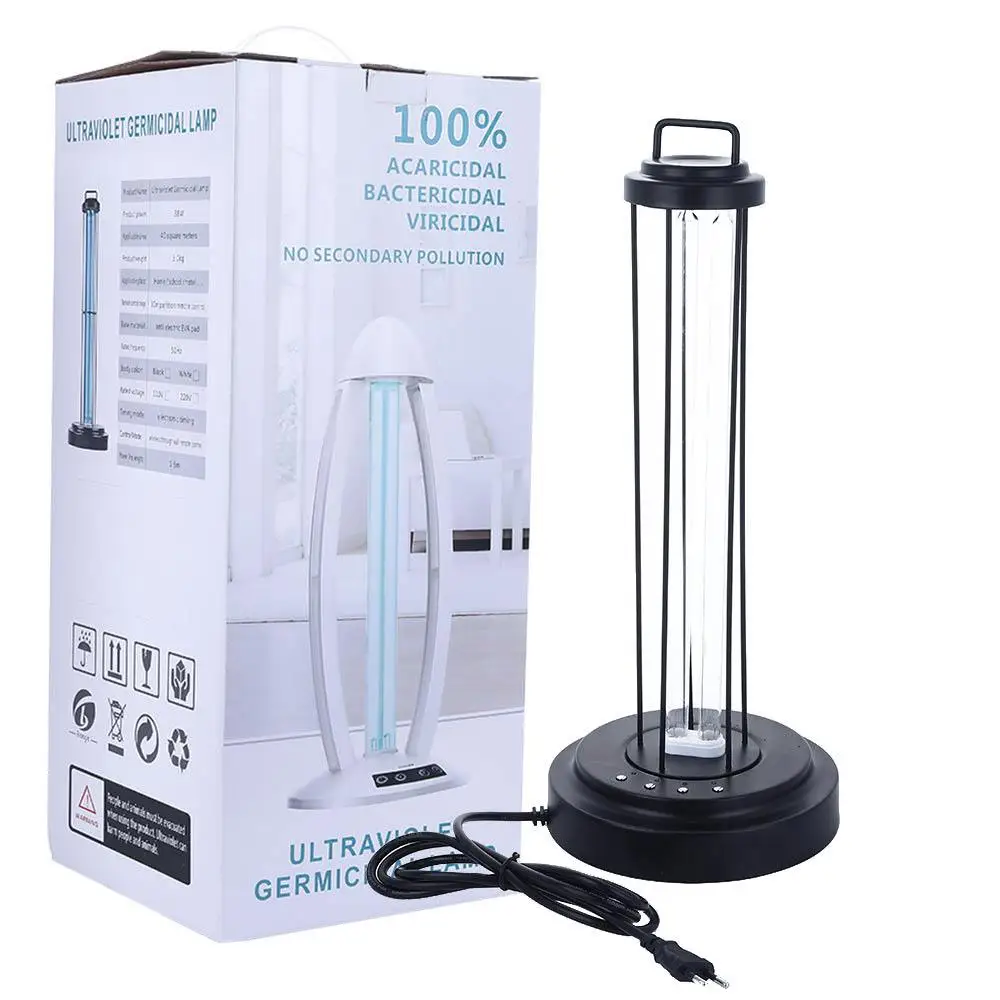 38W UV Disinfection Lamp For Remote Sterilizer Light Ozone Bulb Germicidal Lamp Rechargeable Ultraviolet Light Bactericidal Lamp
38W UV Disinfection Lamp For Remote Sterilizer Light Ozone Bulb Germicidal Lamp Rechargeable Ultraviolet Light Bactericidal Lamp