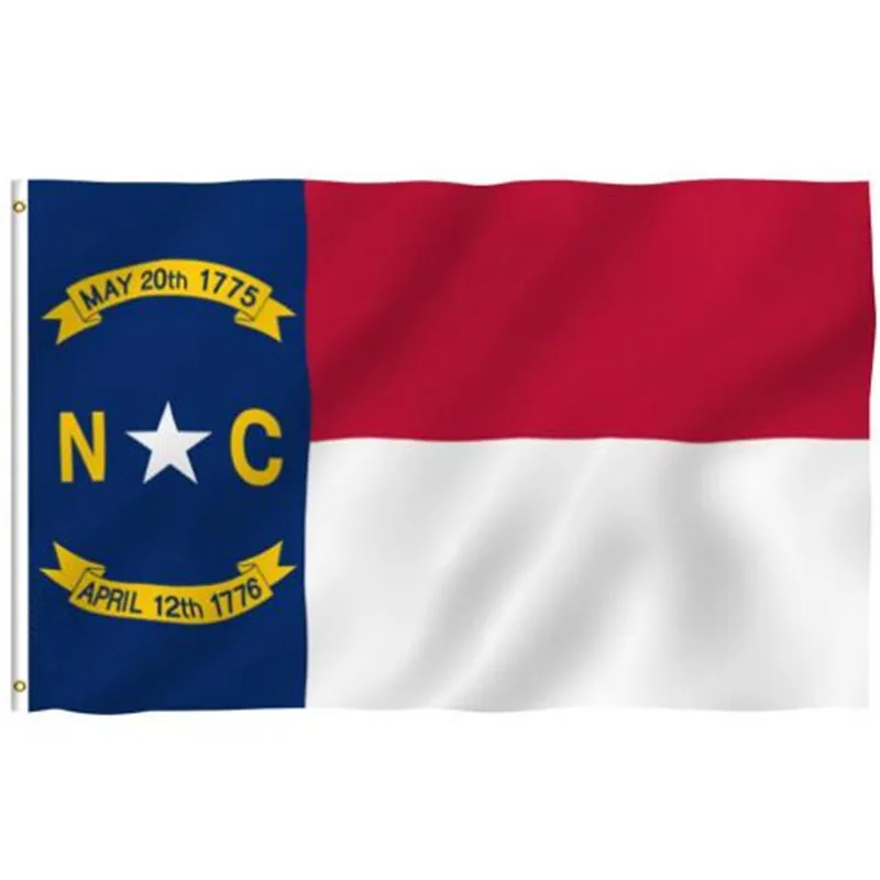 Fly Breeze 90x150cm North Carolina State Polyester Flag - North Carolina NC Flags with Brass Grommets 3 X 5 Ft
Fly Breeze 90x150cm North Carolina State Polyester Flag - North Carolina NC Flags with Brass Grommets 3 X 5 Ft