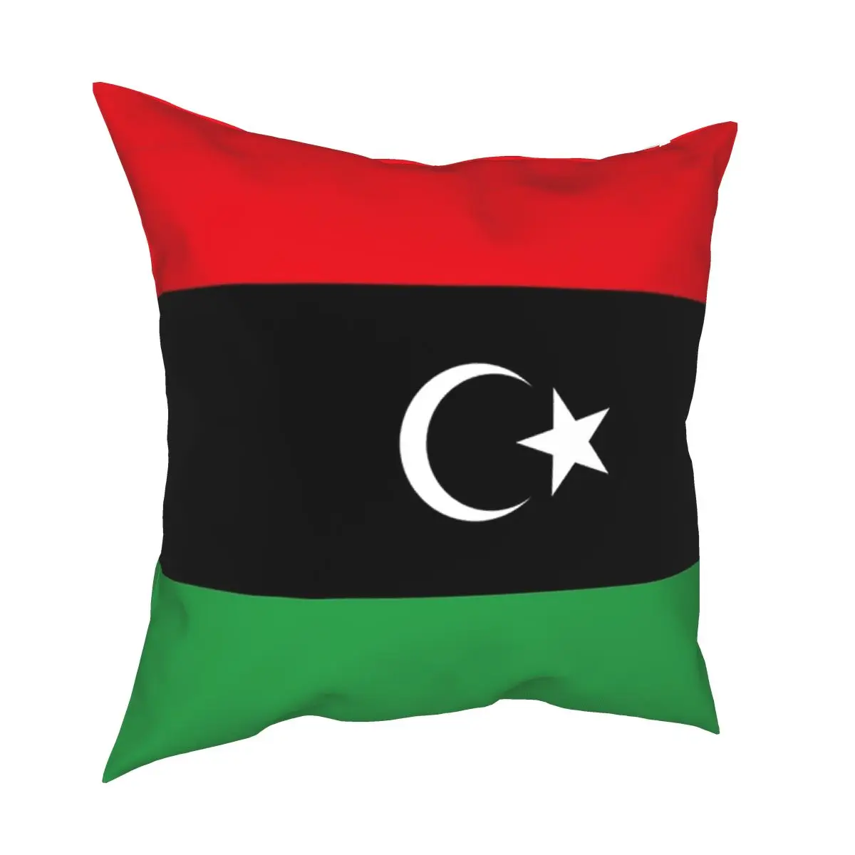 

Flag Of Libya Square Pillowcase Polyester Pattern Zip Decorative Throw Pillow Case Sofa Seater Cushion Cover Wholesale