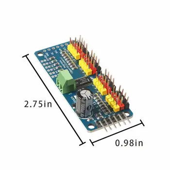 5pcs Pca9685 16 Channel 12 Bit Pwm Servo Driver Board Iic Interface Pca9685 Module Controller For Arduino Raspberry Pi
5pcs Pca9685 16 Channel 12 Bit Pwm Servo Driver Board Iic Interface Pca9685 Module Controller For Arduino Raspberry Pi