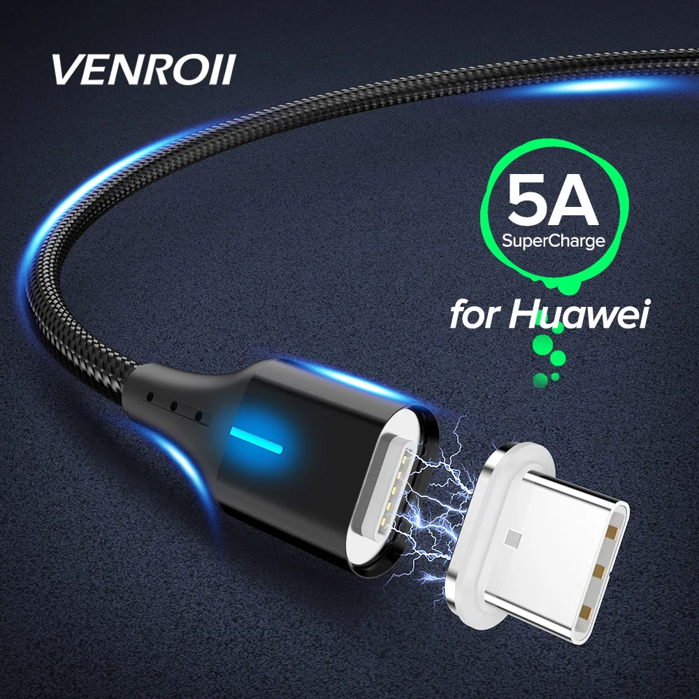 1m Magnetic Cable USB Type C Cord 5A Super Fast Charge for Huawei Mate 20 9 P30 P20 Pro Type-C Charging Wire USBC Cabo for Honor
1m Magnetic Cable USB Type C Cord 5A Super Fast Charge for Huawei Mate 20 9 P30 P20 Pro Type-C Charging Wire USBC Cabo for Honor