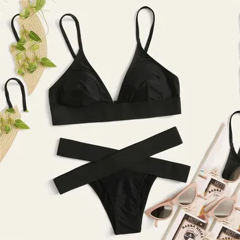 Latest Women Solid Color Bikini Set Padded Sexy Swimsuit Two Pieces Swimwear Suit 2020 High Quality Bathing Costume Biquini
Latest Women Solid Color Bikini Set Padded Sexy Swimsuit Two Pieces Swimwear Suit 2020 High Quality Bathing Costume Biquini