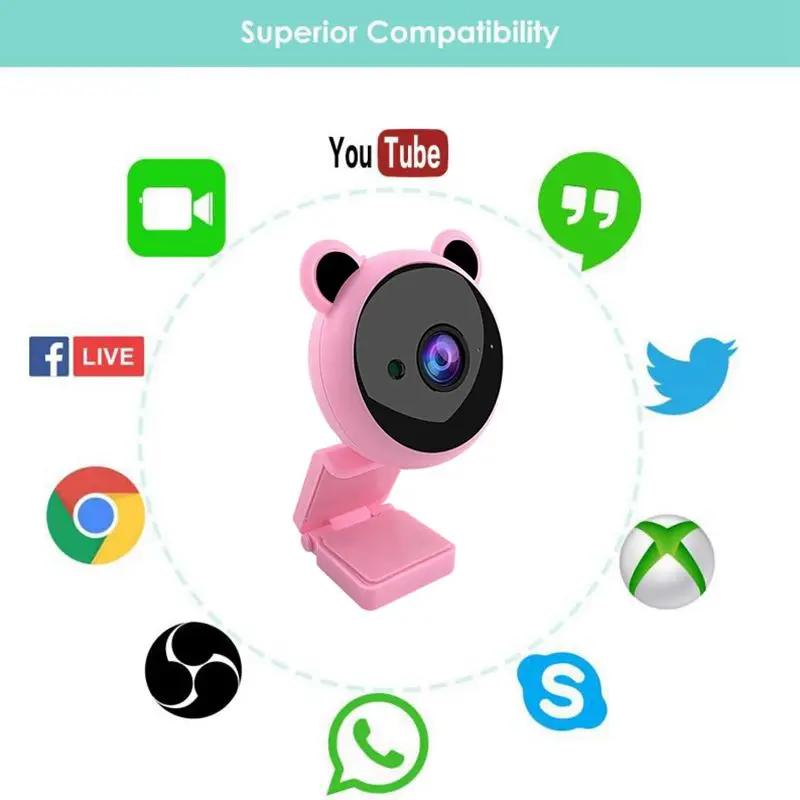 USB Computer Webcam Full HD 1080P Webcam Camera Digital Web Cam With Micphone For Laptop Desktop PC Tablet Camera
USB Computer Webcam Full HD 1080P Webcam Camera Digital Web Cam With Micphone For Laptop Desktop PC Tablet Camera