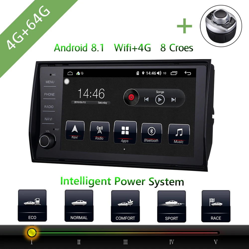 Автомобильный мультимедийный плеер 1 Din с Android 8.1 DVD для VW/Volkswage Skoda Kodiaq/KAROQ 2016 2018 9