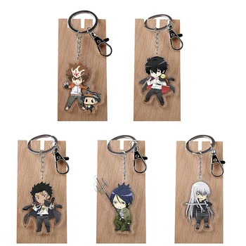 Anime Hitman Reborn Keychain Cartoon Figure Tsunayoshi Hibari Kyoya Hayato Double-side Pendant Key Rings
Anime Hitman Reborn Keychain Cartoon Figure Tsunayoshi Hibari Kyoya Hayato Double-side Pendant Key Rings