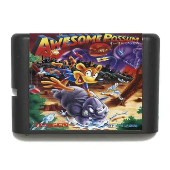 Top quality 16 bit Sega MD game Cartridge Awesome Possum for Megadrive Genesis system
Top quality 16 bit Sega MD game Cartridge Awesome Possum for Megadrive Genesis system