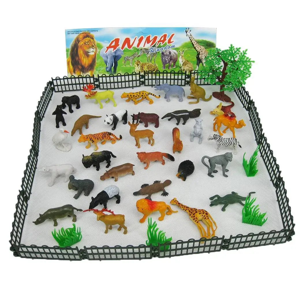 Kids Jungle Animal Toy Set Tree Fence Wildlife Model Children Puzzle Multicolor Education 
Kids Jungle Animal Toy Set Tree Fence Wildlife Model Children Puzzle Multicolor Education