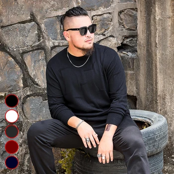 Man Sweater Fat plus size Men Sweater basic style Solid Color Sweater Loose Round Neck Trend XL-6XL
Man Sweater Fat plus size Men Sweater basic style Solid Color Sweater Loose Round Neck Trend XL-6XL