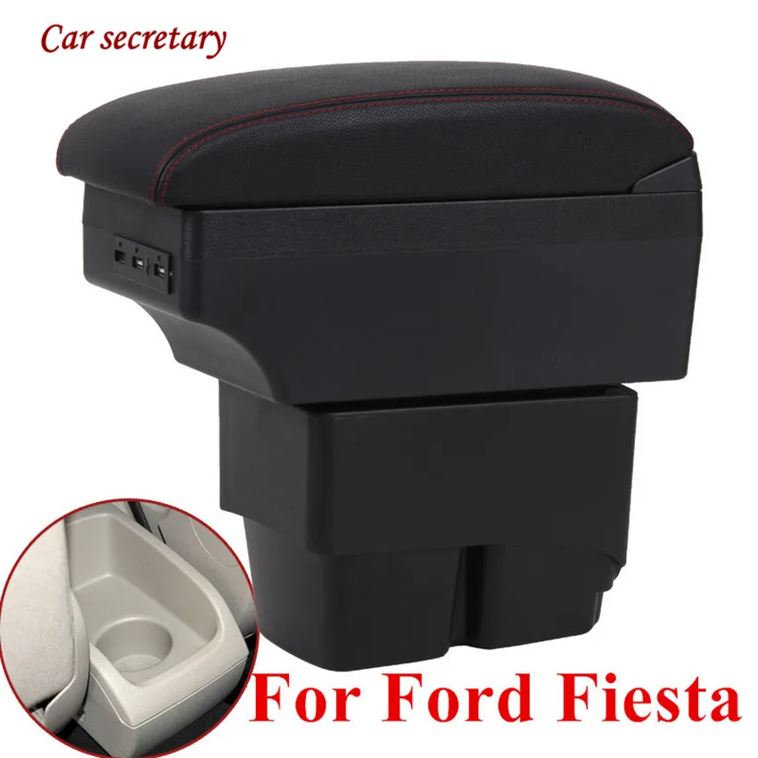 For Ford Fiesta Armrest Box Fiesta MK6 7 Universal Car Central Armrest Storage Box Modification Accessories USB Interface
For Ford Fiesta Armrest Box Fiesta MK6 7 Universal Car Central Armrest Storage Box Modification Accessories USB Interface