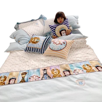 Children's four-piece lovely zoo high count high density digital printing kit
Children's four-piece lovely zoo high count high density digital printing kit