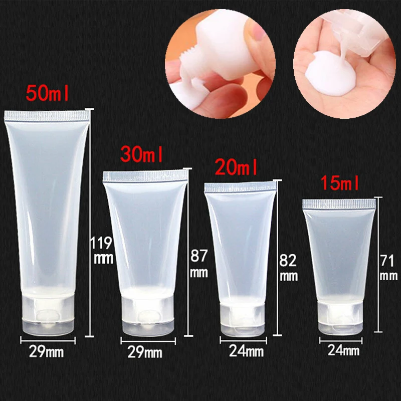 20/30/50/100ML empty plastic refillable portable tube squeeze cosmetic cream lotion bottle travel
20/30/50/100ML empty plastic refillable portable tube squeeze cosmetic cream lotion bottle travel