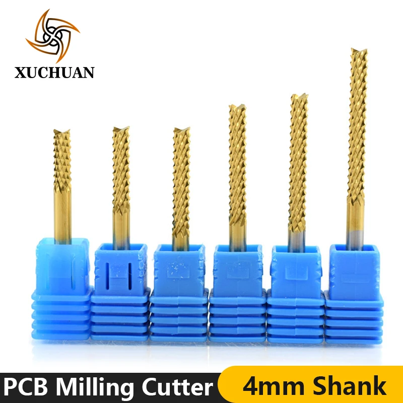 1pc 4mm Shank Corn Milling Cutter Tungsten Carbide PCB Router Bit Titanuim Coating CNC End Mill
1pc 4mm Shank Corn Milling Cutter Tungsten Carbide PCB Router Bit Titanuim Coating CNC End Mill