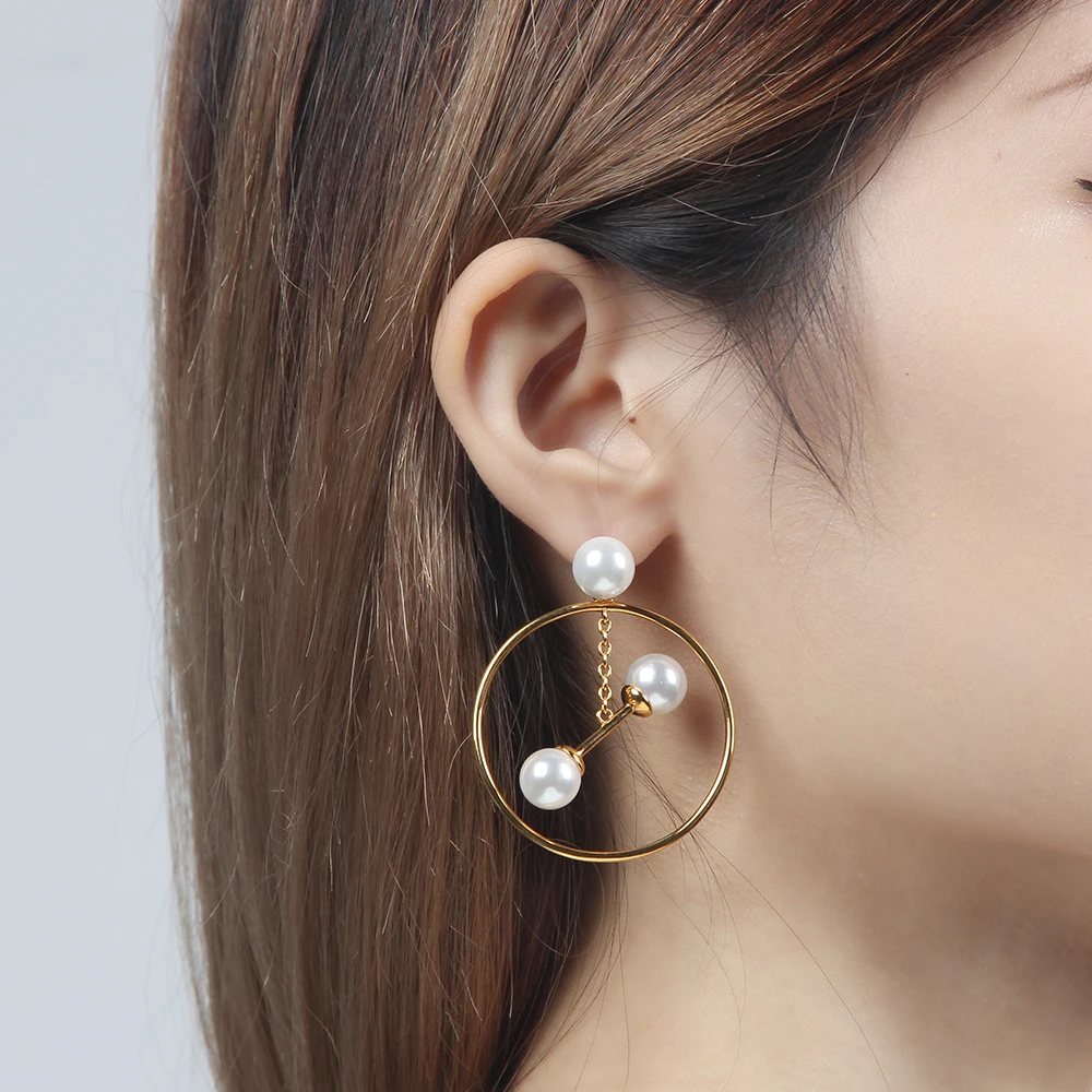 Earrings Hoops for Women Smooth Round Loop Circle Statement Hoop Earrings 925 Silver Simulated-pearl Ear Korean Jewelry Brincos
Earrings Hoops for Women Smooth Round Loop Circle Statement Hoop Earrings 925 Silver Simulated-pearl Ear Korean Jewelry Brincos