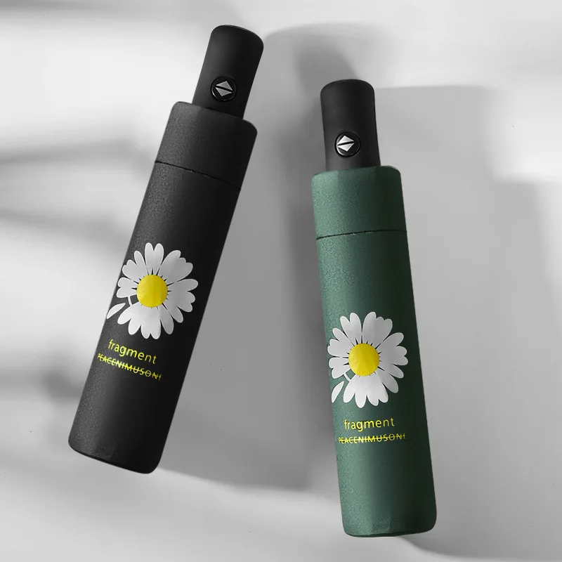 Full-automatic Daisy 3 Folding Black Coating Anti UV Umbrella Household Merchandises Men Female Umbrella Black
Full-automatic Daisy 3 Folding Black Coating Anti UV Umbrella Household Merchandises Men Female Umbrella Black