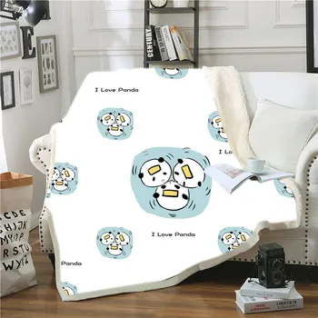 Cartoon Sherpa Blanket Christmas Gift Throw Blanket Panda Fleece Blanket Home Decor Sofa Soft Fluffy Blanket For Bedroom Blanket
Cartoon Sherpa Blanket Christmas Gift Throw Blanket Panda Fleece Blanket Home Decor Sofa Soft Fluffy Blanket For Bedroom Blanket