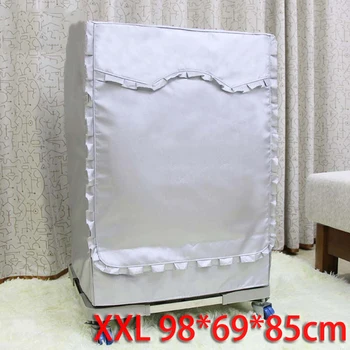 Silver coated Washing Machine Cover Dustproof Waterproof Cover Washer Dryer 
Silver coated Washing Machine Cover Dustproof Waterproof Cover Washer Dryer