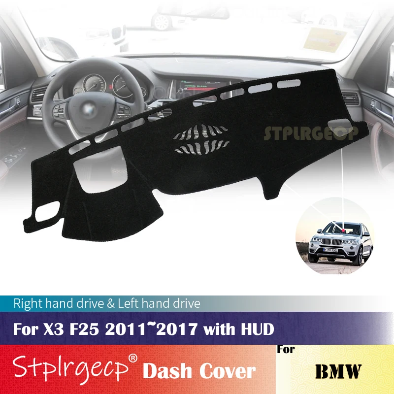 Для BMW X3 F25 2011 ~ 2017 с HUD противоскользящим покрытием приборной панели защитная накладка автомобильные аксессуары коврик от солнца 2012 2013 2014 2015
Для BMW X3 F25 2011 ~ 2017 с HUD противоскользящим покрытием приборной панели защитная накладка автомобильные аксессуары коврик от солнца 2012 2013 2014 2015