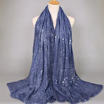 Big Size Plain Glitter Shiny Dot Viscose Shawl Solid Color Silver Muffler Wrap Headband Muslim Hijab Snood Echarpe Foulard Femme
Big Size Plain Glitter Shiny Dot Viscose Shawl Solid Color Silver Muffler Wrap Headband Muslim Hijab Snood Echarpe Foulard Femme