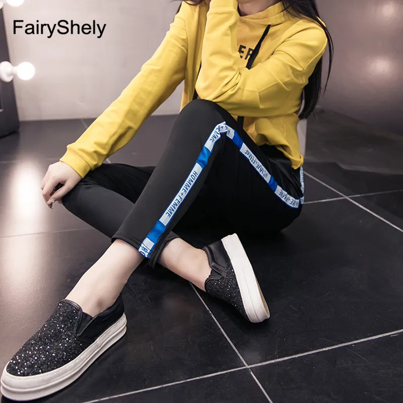 2019 Korean Society Hallen Pencil Pants Female Thin Style Students Overfire Nine-minute Pants Small-footed Leisure Sports Pants
2019 Korean Society Hallen Pencil Pants Female Thin Style Students Overfire Nine-minute Pants Small-footed Leisure Sports Pants