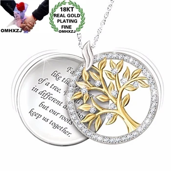OMHXZJ Wholesale NA327 European Fashion Woman Girl Party Birthday Wedding Gift Life Tree Zircon 18KT White Gold Pendant Necklace
OMHXZJ Wholesale NA327 European Fashion Woman Girl Party Birthday Wedding Gift Life Tree Zircon 18KT White Gold Pendant Necklace