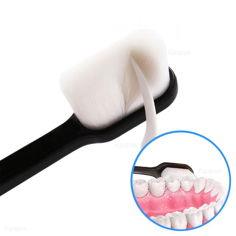 

1PC Ultra-fine Soft Toothbrush Million Nano Bristle Adult Tooth Brush Teeth Deep Cleaning Portable Travel Dental Oral Care Brush