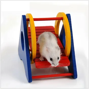 Cute Pet Hamster Swing Seesaw Toy Ecological Wood Rainbow Swing Small Animal Squirrel Little Mouse Colorful Bridge Small pet toy
Cute Pet Hamster Swing Seesaw Toy Ecological Wood Rainbow Swing Small Animal Squirrel Little Mouse Colorful Bridge Small pet toy