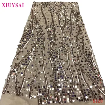 XIUYSAl 2020 Latest French Sequins lace fabric Nigerian Lace Dress High Quality Sequins Tulle African Lace Fabric Wedding French
XIUYSAl 2020 Latest French Sequins lace fabric Nigerian Lace Dress High Quality Sequins Tulle African Lace Fabric Wedding French