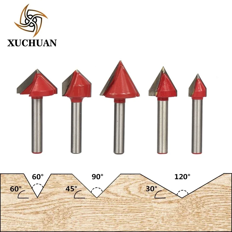 6x16mm V Groove Wood Router Bit CNC Machine Engraving Carving Bit Wood Milling Cutter 60/90/120/150 Degrees
6x16mm V Groove Wood Router Bit CNC Machine Engraving Carving Bit Wood Milling Cutter 60/90/120/150 Degrees
