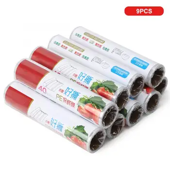 9pcs 20cm x 20cm x 40m Disposable Plastic Wrap Household Kitchen Fruits Vegetables Food Cling Film Fresh-keeping Bag Sealer Wrap
9pcs 20cm x 20cm x 40m Disposable Plastic Wrap Household Kitchen Fruits Vegetables Food Cling Film Fresh-keeping Bag Sealer Wrap