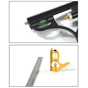 Stainless Steel Combination Square Angle Ruler Woodworking Protractor Diameter Measurement Marker Carpenter Tools
Stainless Steel Combination Square Angle Ruler Woodworking Protractor Diameter Measurement Marker Carpenter Tools