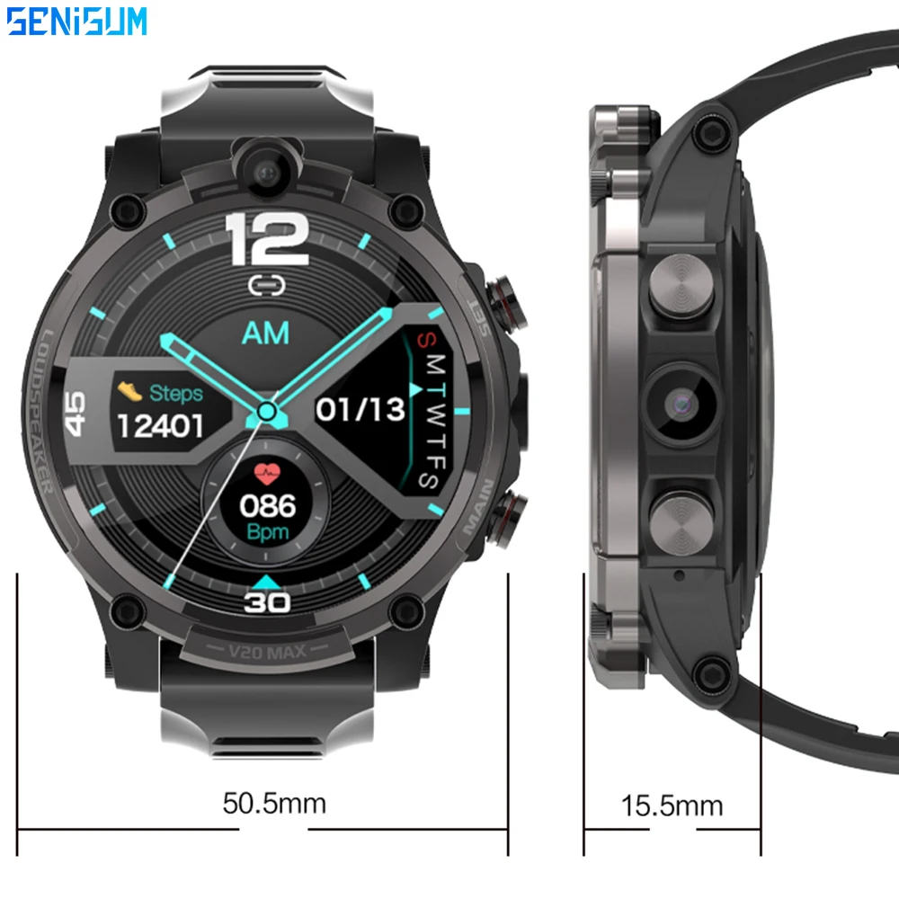 Android 8.1 Smart Watch 4G LTE GPS Navigation 1.6 Inch HD Screen Dual Cameras Wifi Heart Rate Blood Pressure Monitor Phone Watch
Android 8.1 Smart Watch 4G LTE GPS Navigation 1.6 Inch HD Screen Dual Cameras Wifi Heart Rate Blood Pressure Monitor Phone Watch