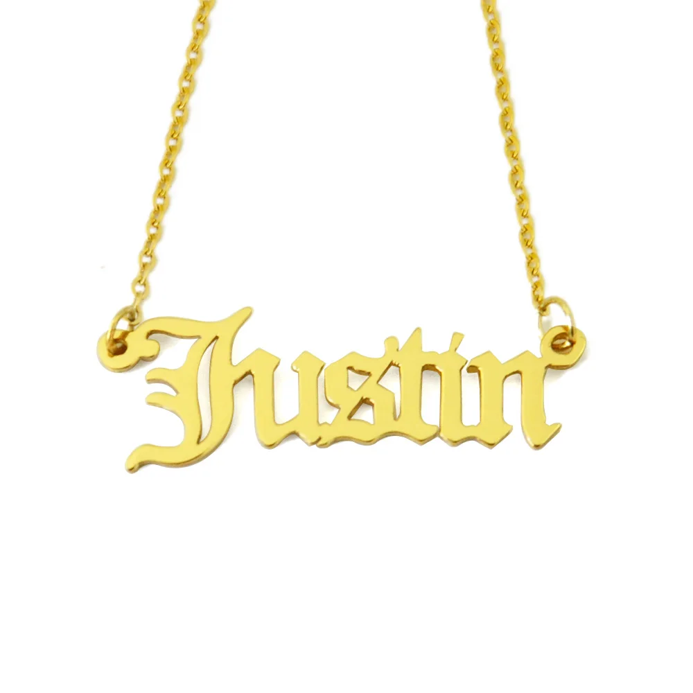 3UMeter Personalized Name Necklace Customized Nameplate Necklace Custom Name Necklace Old English Name Jewelry Personalized Gift 
3UMeter Personalized Name Necklace Customized Nameplate Necklace Custom Name Necklace Old English Name Jewelry Personalized Gift