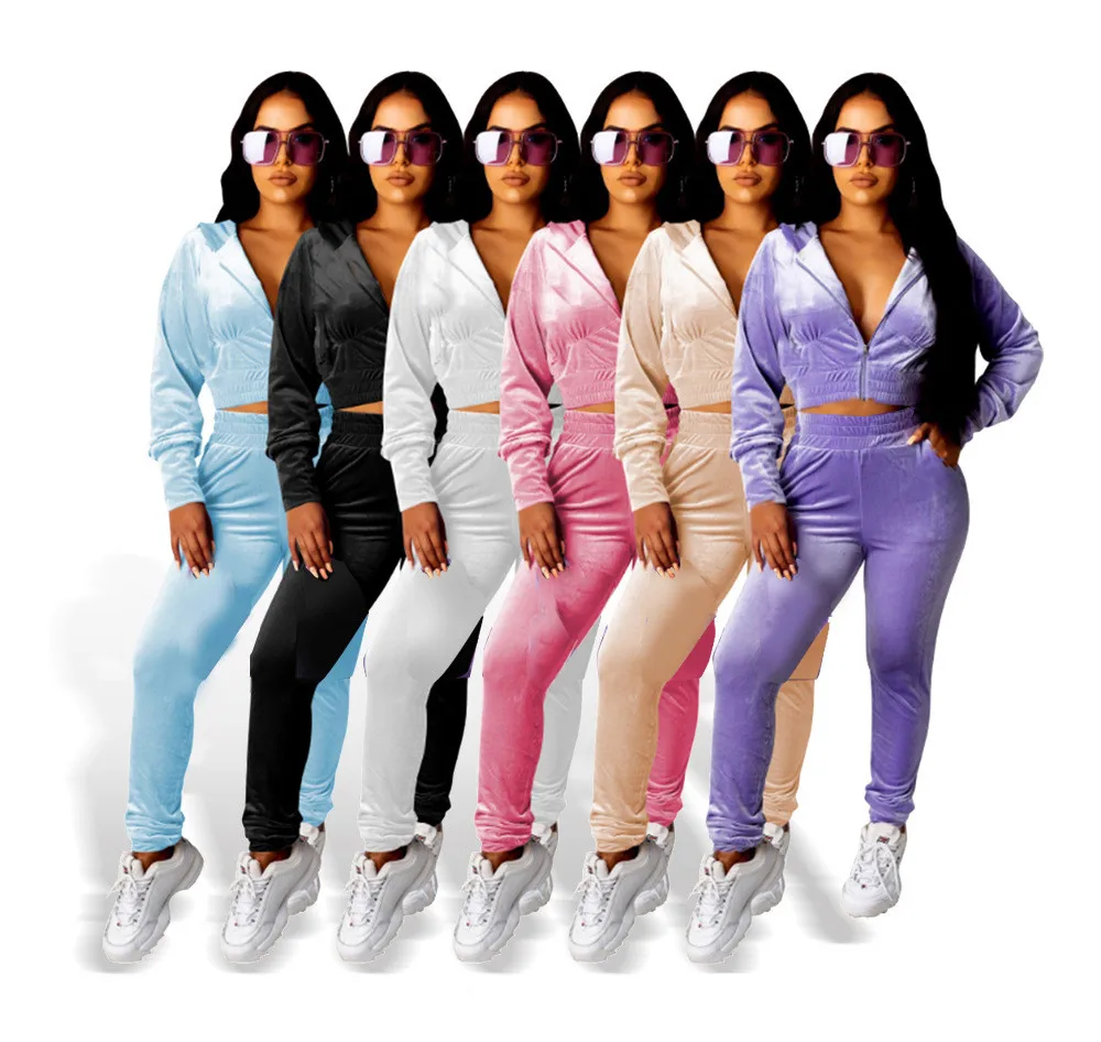 Winter Womens 2 Pieces Sets Solid Cardigan Hoodie Long Pant Two Piece Set for Woman Fashion Hooded Womens Tracksuits
Winter Womens 2 Pieces Sets Solid Cardigan Hoodie Long Pant Two Piece Set for Woman Fashion Hooded Womens Tracksuits