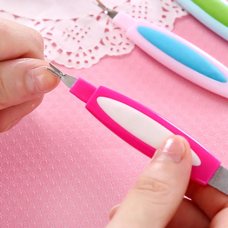 Hot Stainless Steel Nail File Buffer Double Side Grinding Rod Manicure Pedicure Scrub Nails Art Cuticle Pusher Tool
Hot Stainless Steel Nail File Buffer Double Side Grinding Rod Manicure Pedicure Scrub Nails Art Cuticle Pusher Tool