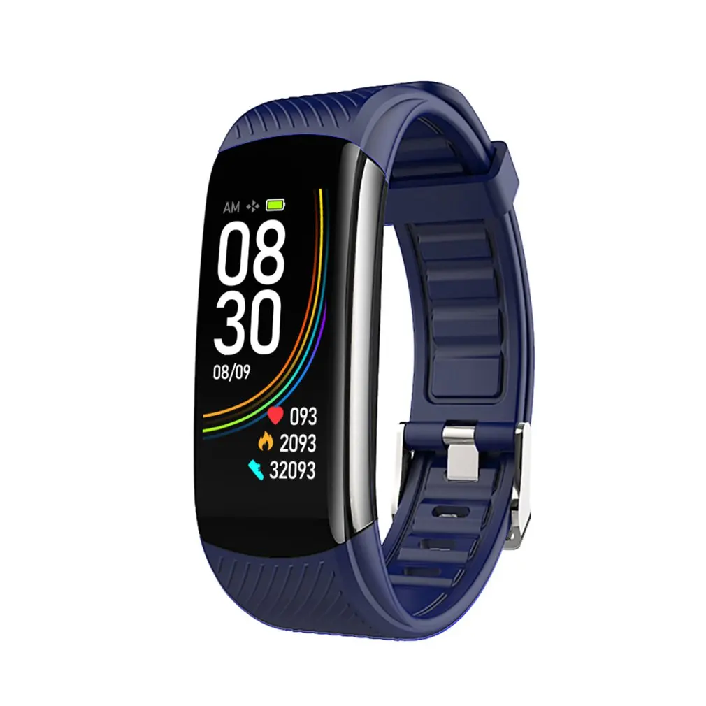 In stock!C6T Body Temperature Smart Bracelet Watch Information Push Sleep Exercise Step Smart Bracelet Waterproof Bracelet
In stock!C6T Body Temperature Smart Bracelet Watch Information Push Sleep Exercise Step Smart Bracelet Waterproof Bracelet
