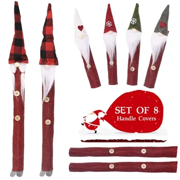 Christmas Refrigerator Handle Cover Cloth Santa Kitchen Microwave Oven Fridge Door Knob Protector Door Handle Cover
Christmas Refrigerator Handle Cover Cloth Santa Kitchen Microwave Oven Fridge Door Knob Protector Door Handle Cover