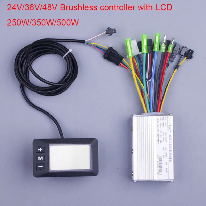 250/350W Electric Bicycle Scooter Brushless Controller Kit Ebike LED Display New