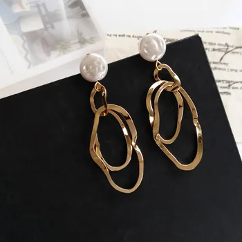 S925 Silver Needle Baroque Pearl Ear Stud Cool Irregular Multilayer Earrings Fashion Elegant Online Celebrity Ear Stud H433
S925 Silver Needle Baroque Pearl Ear Stud Cool Irregular Multilayer Earrings Fashion Elegant Online Celebrity Ear Stud H433