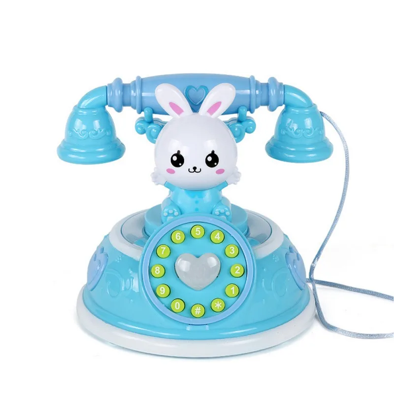 Retro Celephone with LED Baby Kids Cartoon Rabbit Phone Early Learning Mobile Musical Phone Toy For Boys Girls Chrismas Gifts
Retro Celephone with LED Baby Kids Cartoon Rabbit Phone Early Learning Mobile Musical Phone Toy For Boys Girls Chrismas Gifts