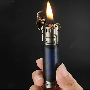 Retro Kerosene Lighter Grinding Wheel Cigarette Windproof Lighter Transparent Oil Lighter Portable Men's Gadget Wholesale
Retro Kerosene Lighter Grinding Wheel Cigarette Windproof Lighter Transparent Oil Lighter Portable Men's Gadget Wholesale