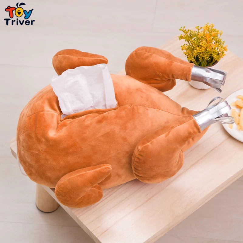 Turkey Roast Chicken Plush Toy Triver Tissue Box Cover Case Napkin Paper Holder Car Home Kitchen Room Toys Decor Birthday Gift
Turkey Roast Chicken Plush Toy Triver Tissue Box Cover Case Napkin Paper Holder Car Home Kitchen Room Toys Decor Birthday Gift