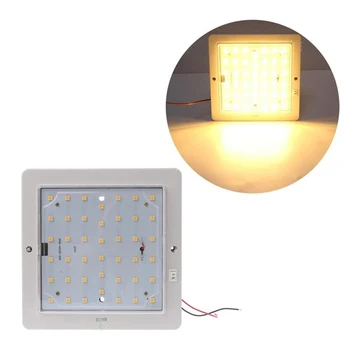 12V 9W Ceiling Dome Lamp Energy-saving Interior Square Roof LED Light Warm White/White for Caravan Motorhome Camper Van Boat
12V 9W Ceiling Dome Lamp Energy-saving Interior Square Roof LED Light Warm White/White for Caravan Motorhome Camper Van Boat