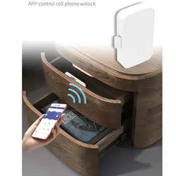 Smart Bluetooth Keyless Drawer Lock Cellphone APP Unlock Anti-theft Punch-free Invisible Children Safety Lock
Smart Bluetooth Keyless Drawer Lock Cellphone APP Unlock Anti-theft Punch-free Invisible Children Safety Lock