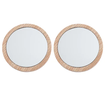 2PCS Makeup Mirror Vanity Mirror Espejo Round Shape Mirror Lightweight Lovely Unique Portable Looking Glass For Girls
2PCS Makeup Mirror Vanity Mirror Espejo Round Shape Mirror Lightweight Lovely Unique Portable Looking Glass For Girls