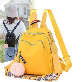 Woman Trend All-match Backpack Canvas Waterproof HandbagMulti Function And Large Capacity Fashion Backpack
Woman Trend All-match Backpack Canvas Waterproof HandbagMulti Function And Large Capacity Fashion Backpack