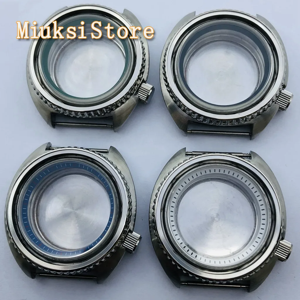 45mm sterile silver watch case sapphire glass stainless steel case fit NH35 NH36 movement
45mm sterile silver watch case sapphire glass stainless steel case fit NH35 NH36 movement