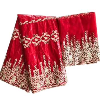 Embroidered rings and heart pattern with beads 5 yards Bazin Riche and 2 yards net lace KY62 Top selling African WAX lace Fabric
Embroidered rings and heart pattern with beads 5 yards Bazin Riche and 2 yards net lace KY62 Top selling African WAX lace Fabric
