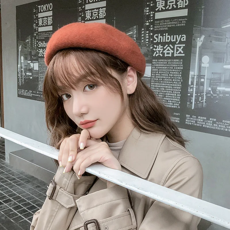 2020 autumn and winter new solid color wool beret retro British version fashion wild wool sweet cute painter hat C13
2020 autumn and winter new solid color wool beret retro British version fashion wild wool sweet cute painter hat C13