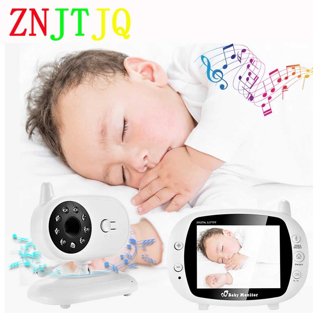 3.5 inch Video Wireless Baby Monitor VOX Security Camera Nanny IR Night Vision Voice Call Babyphone With Temperature Monitoring 
3.5 inch Video Wireless Baby Monitor VOX Security Camera Nanny IR Night Vision Voice Call Babyphone With Temperature Monitoring