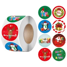 Christmas Stickers Roll 500pcs Cartoon Patterns Winter Holiday Envelope Stickers Round Xmas Label Seal Sticker for Reward Kids
Christmas Stickers Roll 500pcs Cartoon Patterns Winter Holiday Envelope Stickers Round Xmas Label Seal Sticker for Reward Kids